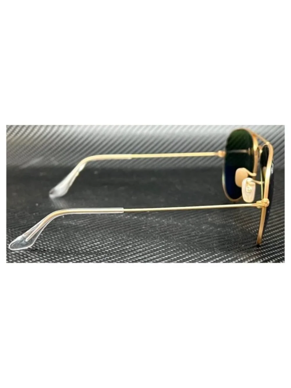 New Ray-Ban Men  Gold Sunglasses  58- 14- 135